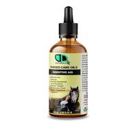 Horse Digestive Aid Care Oil | Effective Gut Balancer & Maintain Weight, Reduced Risk of Ulcers, Recovery From Illness Digestive Problems, Support during Diet (100ml Glass Dropper)