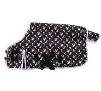 Horse Dinky 100g Turnout Rug - Limited Edition Unicorn Print | 600D Waterproof & Breathable Horse Rug | Lightweight Outdoor Winter Rug with Fill, Ripstop Fabric & Leg Straps
