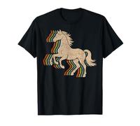 Horse Distressed Vintage Retro Graphic Equestrian #25D10 T-Shirt