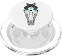 Horse Doctor Glasses PopSockets PopGrip for MagSafe