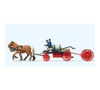 Horse drawn fire pump (1900) Preiser 30425