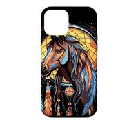 Horse Dreamcatcher Native American Indian Feathers Tribal Case for iPhone 12 mini
