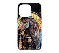 Horse Dreamcatcher Native American Indian Feathers Tribal Case for iPhone 13 Pro