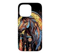 Horse Dreamcatcher Native American Indian Feathers Tribal Case for iPhone 14 Pro Max