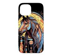 Horse Dreamcatcher Native American Indian Feathers Tribal Case for iPhone 15