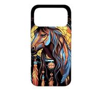 Horse Dreamcatcher Native American Indian Feathers Tribal Case for iPhone 17 Pro Max