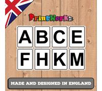 Horse Dressage Letter Markers x 8 White and Black Aluminium Rustproof 40x20m Arena Markers Horse