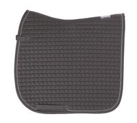 Horse Dressage saddle pad in silver cotton Eskadron