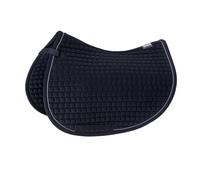 Horse Dressage saddle pad in silver cotton Eskadron