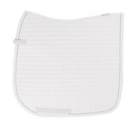 Horse Dressage saddle pad in silver cotton Eskadron