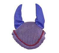 Horse Ear Bonnet Crochet Knit Riding Headpiece with Full Coverage, Soft Cotton Feel, Breathable Design, Training, Daily Barn Styling Equestrian Bonnet Horse Hood Crochet Ear Cover Riding Gear
