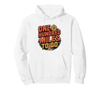 Horse Endurance Trail Rider 100 Miles Long Ride Graphic Pullover Hoodie