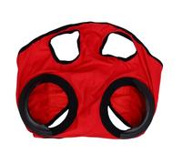 Horse Eye Cover High Elasticity Breathable Anti Sand Horse Riding Blinker Eye Veil Professional Racing Equipment for Competition Training Red Polyester