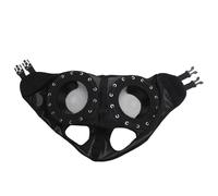 Horse Eye Cover, Metal PU Materials Wind Sand Proof, Protective Net Horse Racing Goggles Eye Protection Hood for Harness Supplies for Muddy Sandy Areas Rainy Windy Weather