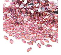 Horse Eye Rhinestone Crystal Rhinestones Flatback Pearls Jewelry Clothing Accessories (Light Pink)