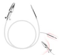 Horse Eye Stick with Anal Plug for Men - Internal Circulation Masturbator, Extra Long Penis Plug, Polished Touch, Urethral Sounds & Stretcher, Adult Sex Toy （Short）