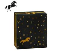 Horse Falling Calendar 2025, Fun Equestrian Christmas Countdown Blind Box, Winter Sky Design Horse Countdown Calendars 24 Days Horse Different Illustration Calendar, Horse lovers Gift (Black)