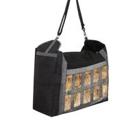 Horse Feed Bag - Adjustable Feed Sack, Mesh Grain Holder Bag | Spacious Lightweight Horse Feeding Bag, Strong Strap Attachment With Ventilated Design For Easy Grain Access And Stable Use For Horses