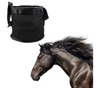 Horse Feed Bag - Adjustable Polyester Mesh Horse Feeder | Durable Horse Feed Sacks With Adjustable Straps, Comfort Neck Pad Nose Pad And Waterproof Bottom Muzzle 3 Sizes
