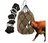 Horse Feeder - Slow Feed Net Bag, Ringed Haynets Horse Supplies | Easy To Fill Slow Feed Feeder Bag, Chew Resistant Stable Outdoor Feeding For Horses And Goats, Long Lasting Farm H