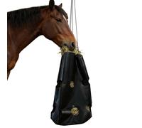 Horse Feeding Bags | Hay Organizer 16 Holes Capacity | Resistant Hay Bag Pros, Goats, Horses | Paddock Ranch Trailer Stable Accessory for Internal External Use