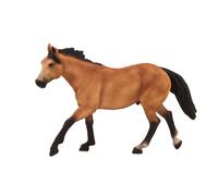 Horse Figure Buckskin 16.5x16.5x10cm Realistic Plastic Quarter Horse Toy MiniToy