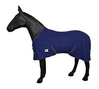 Horse Fleece Cooler Rug - Lightweight Travel Rug with Standard Neck Featuring Belly Straps - Comfortable Blanket Breathable Sheet for Outdoor Yards Stable