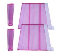 Horse Fly Boot Set, Protective Mesh Leggings, Breathable Guard, 4 Pieces Anti-Porse Equipment, Fly-proof Sleeves, Ideal Use for Barn, Riding, Farm, Pasture