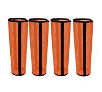 Horse Fly Boots 4 Pieces Breathable Adjustable Mesh Wrap | Leg Protection for Outdoor Pasture Racing Training Competition Trail Riding Equine Care