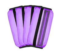 Horse Fly Boots, Breathable Mesh Set of 4, Comfortable Horse Leggings, Breathable Mesh Design, Equine Supplies for Reduce Stomping, Hoof Damage & Leg Fatigue (Purple, Large) Jcy738 (Purple, One Size)
