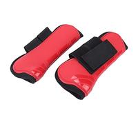 Horse Fly Boots, Splint Boots For Horses Horse Leg Guard PU Shell Horse Front Back Leg Guard Boot Wrap Protective Boots Horse Leg Wraps For Riding Shock Absorbing Jumping (A pair