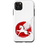 Horse Fly Eagle Riding Mould Japan Red Sun Victory Case for iPhone 11 Pro Max