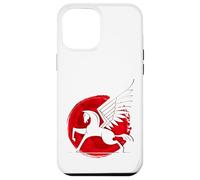 Horse Fly Eagle Riding Mould Japan Red Sun Victory Case for iPhone 12 Pro Max