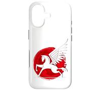 Horse Fly Eagle Riding Mould Japan Red Sun Victory Case for iPhone 17