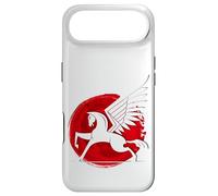 Horse Fly Eagle Riding Mould Japan Red Sun Victory Case for iPhone Air