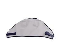 Horse Fly Full Face Fine Mesh Breathable Durable Comfortable Fit for Outdoor Riding and Training (Grey, 75x39cm)