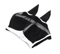Horse Fly Masqu- Mesh Equine Shield, Protective Bonnet Ears with Elastic Strap | Breathable Sun Glare Defense Accessory | Large Eye Area Visionn Clearance Headgear for Ranch Farm Pasture Livestock