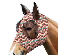 Horse Fly Masque - Equine Face Covering, Protective Mesh domino, Ear Nose Shield | Provides insectes Control And Comfort For Horses During Outdoor Riding Turnout Pasture Farm Activities Trail Work