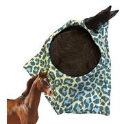 Horse Fly Masque,Leopard Print Pattern Equestrian Supplies | Comfortable Breathable Anti-fly Cover, Horse Care Product, For Equestrian Training