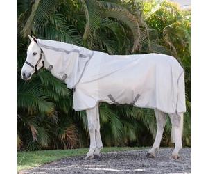 Horse Fly Rug Amigo Integrated Combo Neck Summer Mesh - Silver