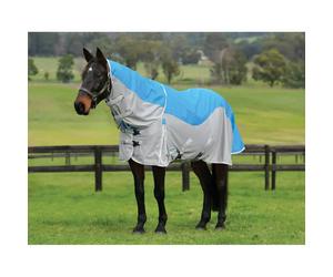 Horse fly sheet with detachable neck cover Weatherbeeta Comfitec Dual Shield Detach-A-Neck