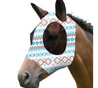 Horse Fly Shield - Professional Ventilated Equine Hardware, Heavy Duty UV Accessory, Reinforced Translucent Layout + Ergonomic Comfort Fit, Reinforced Polymer Synthetic Hardware - for