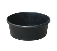 Horse Food Pan - 4L Rubber Cattle Dish, Durable Pet Feed Container | Flexible Stable Bucket for Goat, Pig, Dog, Cat, Sheep, Poultry | Bowl