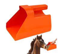 Horse Food Scoop - Heavy Duty Polypropylene Pellet Shovel Stackable Scop Feeding Cattle Scop for Horses Goats Sheep Cattle Barn Stable Feeding Enclosure Farm