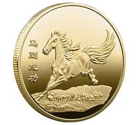 Horse for Luck Feng Shui Decoration Good Luck Mascot Win Success Immediately Upon Arrival Blessing Challenge Coin