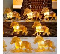 Horse Gifts for Girls Fairy String Lights, Novelty Decorative Pony Lights 8.5ft 20LEDs USB or Battery Operated with Remote Control for Bedroom Birthday Holiday Wedding Christmas Décor