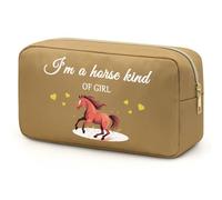 Horse Gifts for Horse Lovers Horse Makeup Bag Horse Lovers Gift Ideas Cute Horse Gifts for Women Horse Riding Instructor Gifts Horse Trainer Thank You Gift Cute Horse Cosmetic Bag Animal Lover Gifts