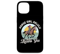 Horse Girl Delulu Neigh Means Yes Horse Riding Meme Lover Case for iPhone 13