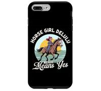 Horse Girl Delulu Neigh Means Yes Horse Riding Meme Lover Case for iPhone 7 Plus/8 Plus