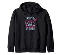 Horse Girl Energy: 100% Hay-Powered Zip Hoodie